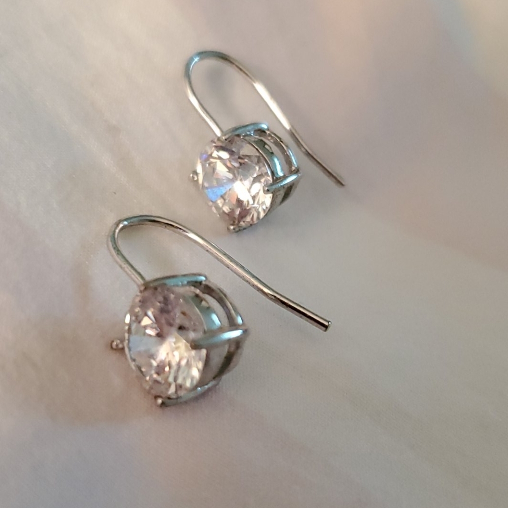 Crystal dangling earrings